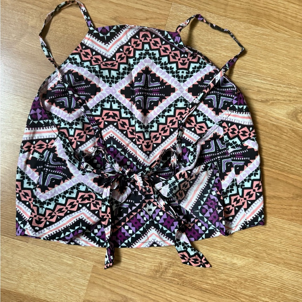 Express Multicolor Geometric Tank Top - Picture 2 of 3